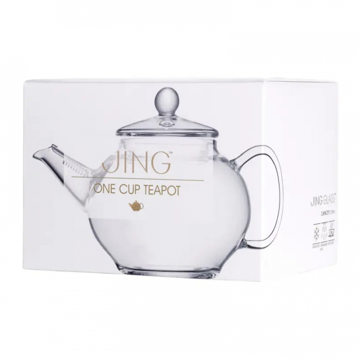 JINGTEA ジンティー オリジナル茶器 グラスポット小(250ml)