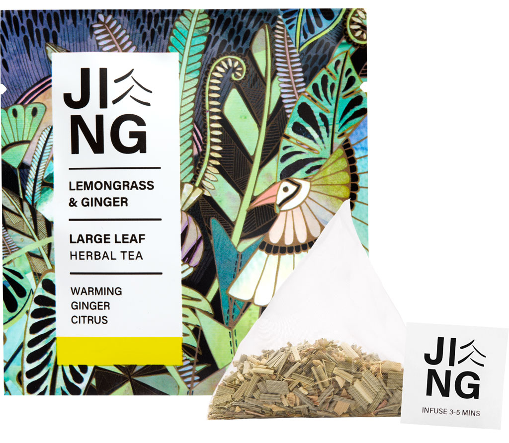 JINGTEA ジンティー レモングラス＆ジンジャー ティーバッグ 10袋