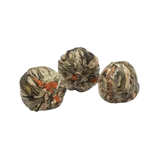 Flowering Tea/工芸茶 ジャスミンリリー 4個入瓶