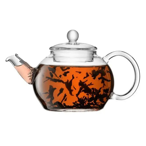 JINGTEA ジンティー オリジナル茶器 グラスポット大(500ml)