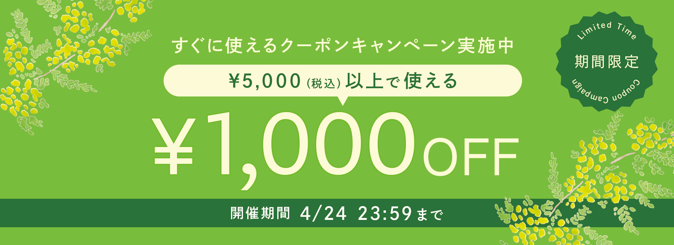 新規会員登録キャンペーン