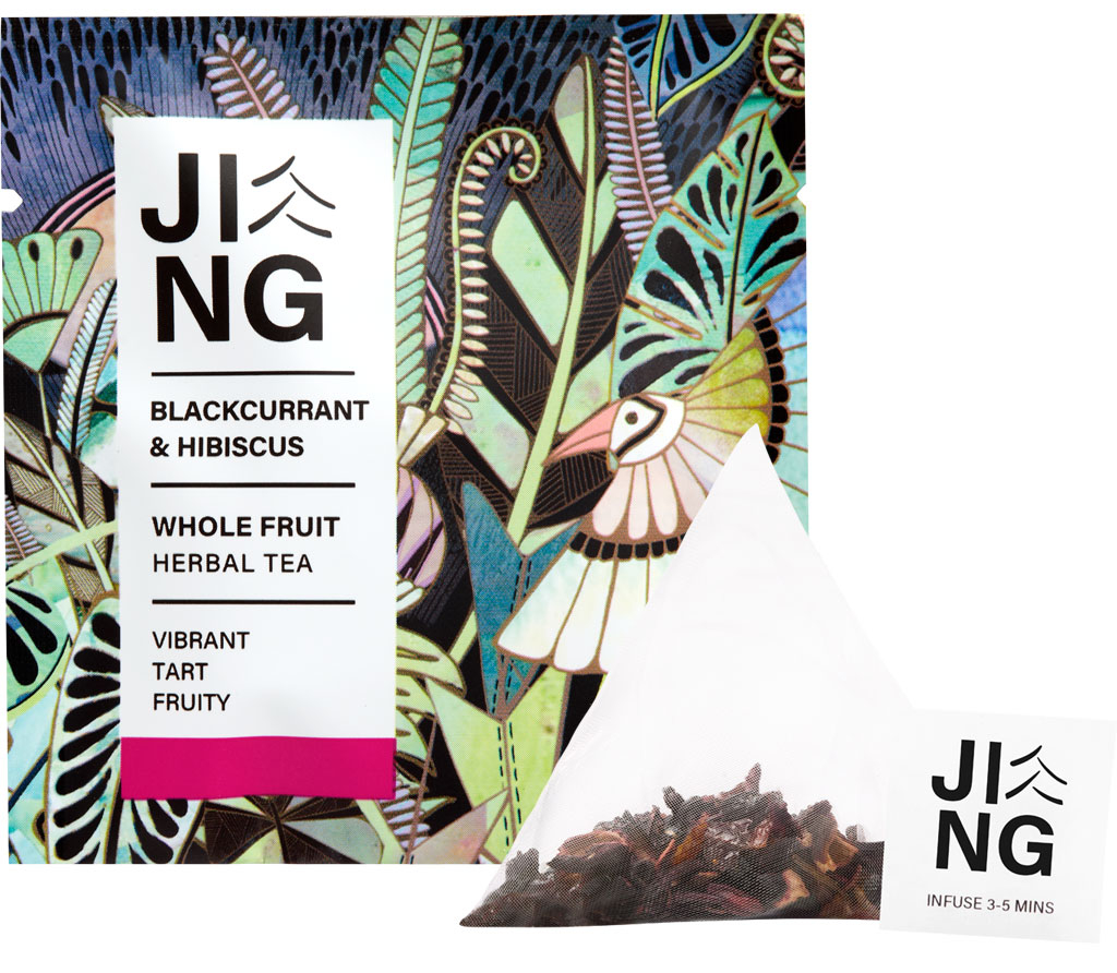 JINGTEA ジンティー ブラックカラント＆ハイビスカス ティーバッグ 25袋