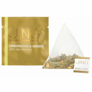 【100袋入り】JINGTEA ジンティー レモングラス＆ジンジャー ティーバッグ