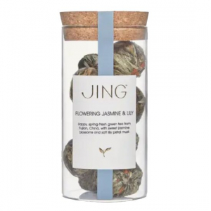 JINGTEA ジンティー Flowering Tea/工芸茶 ジャスミンリリー 10個入瓶