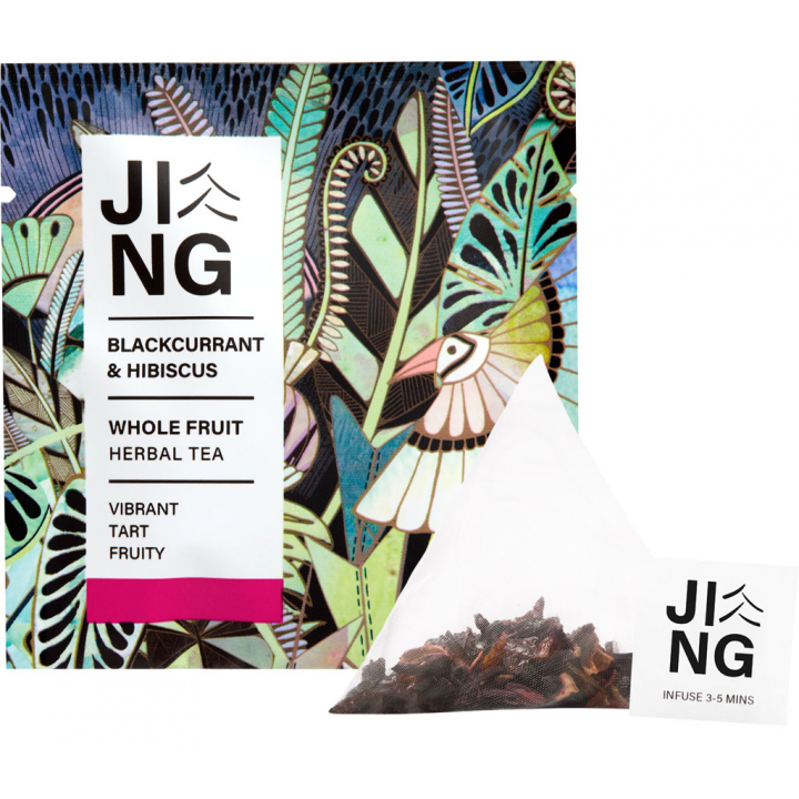 JINGTEA ジンティー ブラックカラント＆ハイビスカス ティーバッグ 25袋
