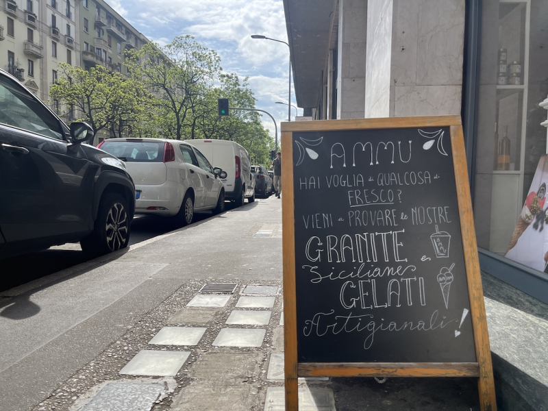 イタリア街のスイーツ